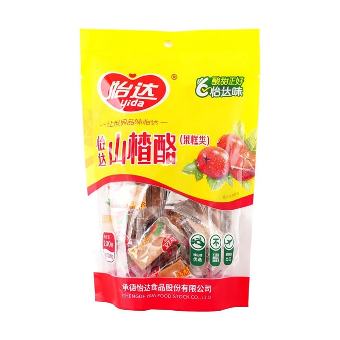 【肖战代言】怡达食品 山楂酪 200g 