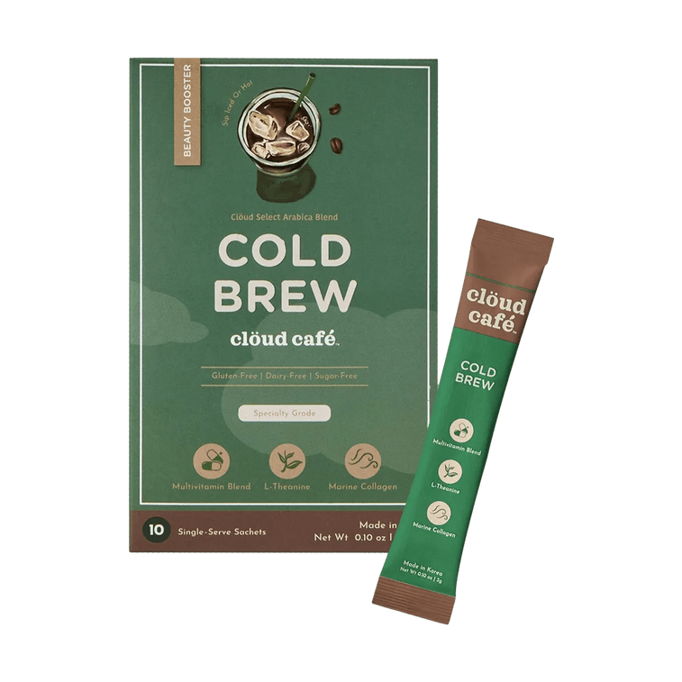 Collagen Cold Brew Coffee Smooth Instant Drink 0 Sugar With Multi Vitamins & Theanine 10 Sticks 3