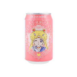 台灣OCEAN BOMB×美少女戰士聯名款 黃金柚風味氣泡水 330ml