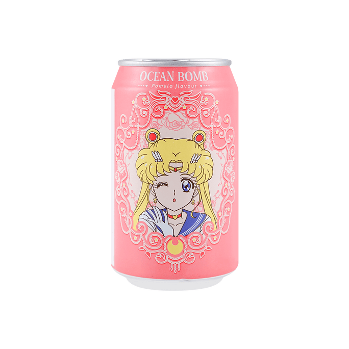 Sailor Moon Sparkling Water - Pomelo Flavor, 11.15fl oz