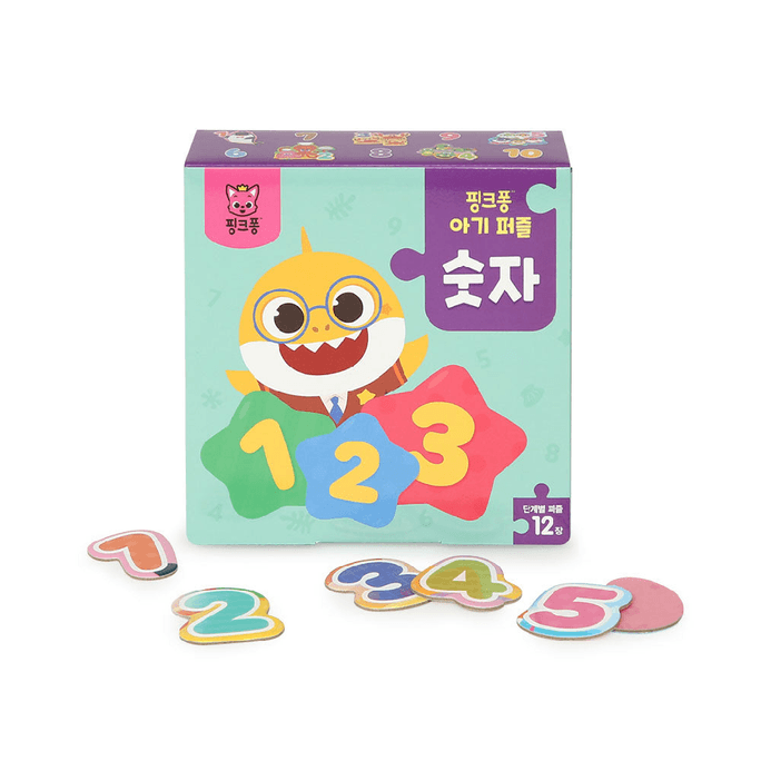 韩国Pinkfong 婴儿拼图:数字1p