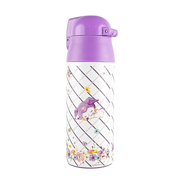軽量ワンタッチステンレス断熱ボトル クロミパステルフローラル 12.17 fl oz 3