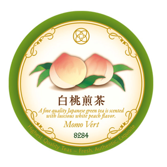 White Peach Sencha Green Tea Canned 50g