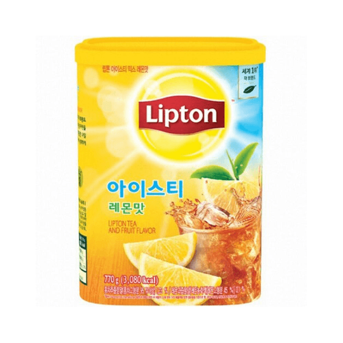 韩国Lipton立顿冰桃子茶770g