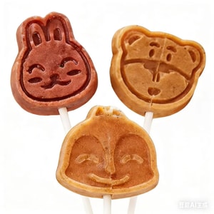 Bibi Zan Little Bear Hawthorn Lollipop Sticks, Casual Snack, Satisfying Treat, Nutritious Snack, Small Pack 100g*Pack