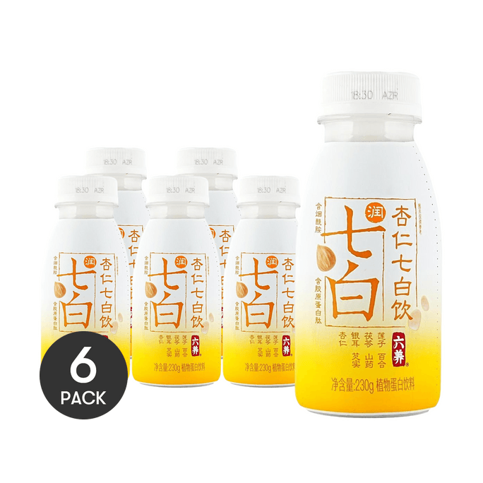 Apricot Kernel & Seven White Botanicals Drink 8.11 oz *6【6 Packs】