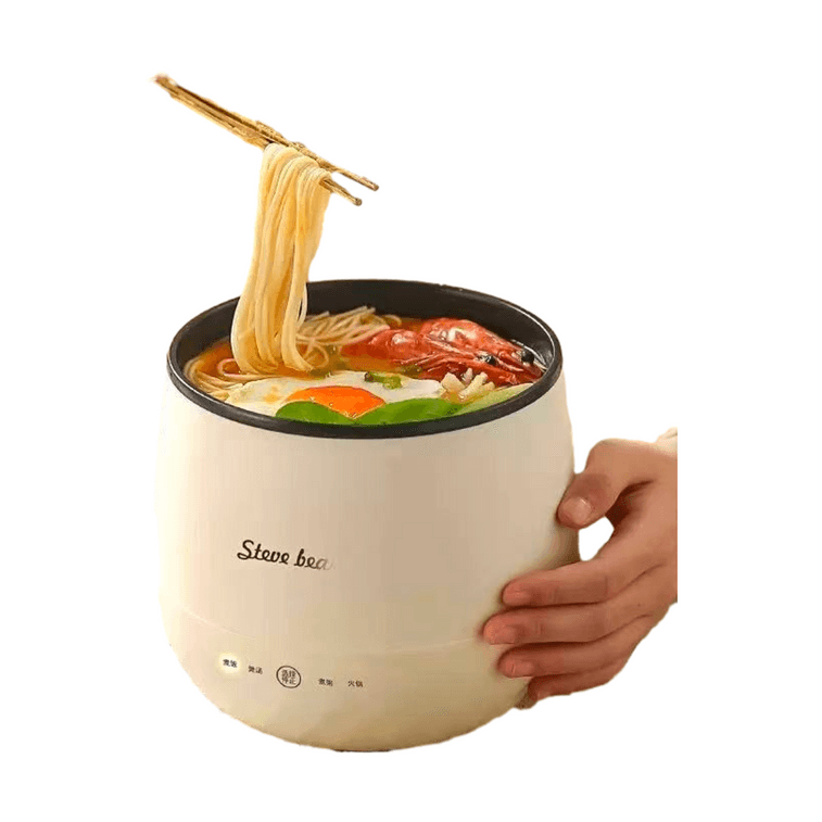 ステッチミニ電気調理器、多機能、燕の巣の煮込み、鍋料理、お粥、スープなどに。110V、1.8L。1～2人用に最適。[コンパクトで軽量] 10