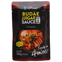 韩国O'FOOD清净园 部队锅汤底 韩式火锅调味底料 140g