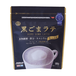 [일본에서 온 다이렉트 메일] 쿠키 흑임자 라떼 철분과 칼슘 보충제 임산부와 어린이가 마실 수 있는 카페인 프리 150g