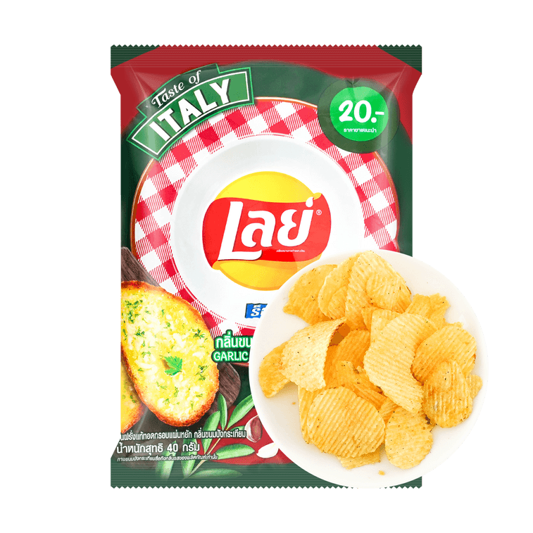 Potato Chips Garlic Bread Flavor 1.48 oz 6