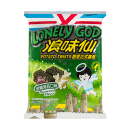 LONELY GOD Japanese Seaweed Flavor Potato Twists 42g