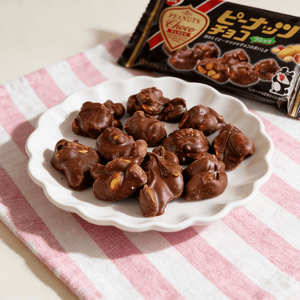 日本DENROKU坛六 烤花生夹心巧克力 65g【醇香酥脆】