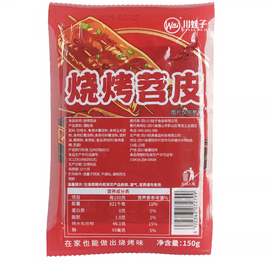 川娃子 四川红油苕皮网红家用烧烤苕皮3袋/450g