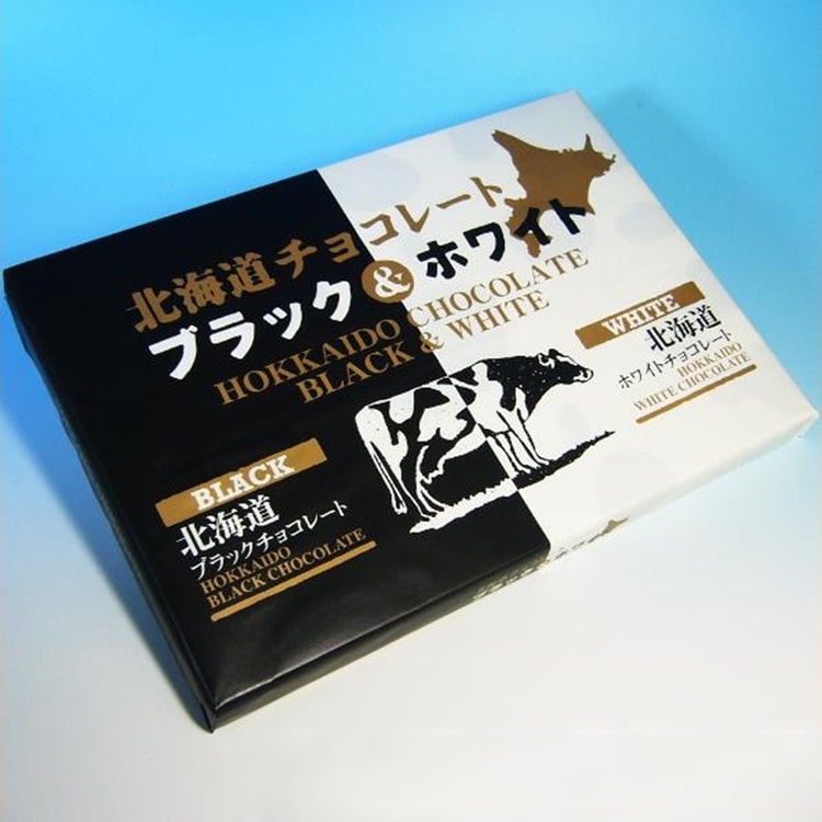 日本直送 日本KCC 北海道産ブラック ホワイトチョコレート 40個入り -
