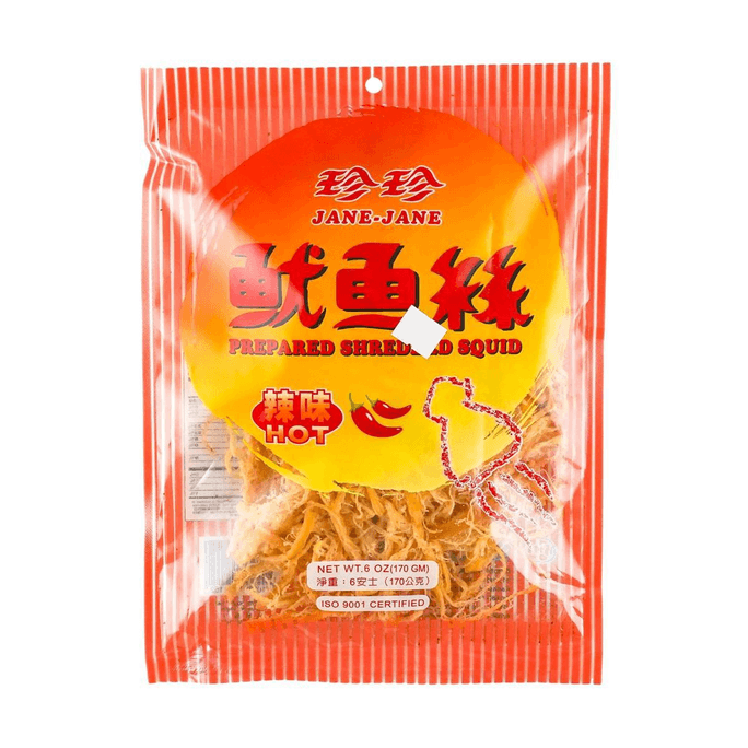 台湾珍珍 鱿鱼丝 辣味 170g