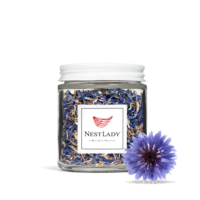 Pure Blue Cornflower Petals 6g - 100% Organic Dried Grown and harvested in Germany