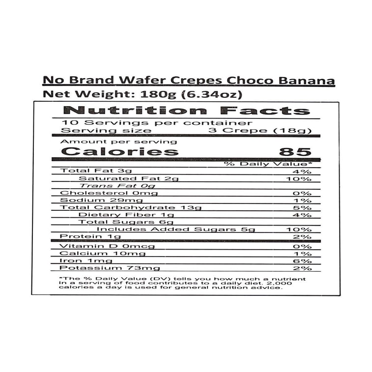 Choco Banana Crepe, 6.35 oz 4