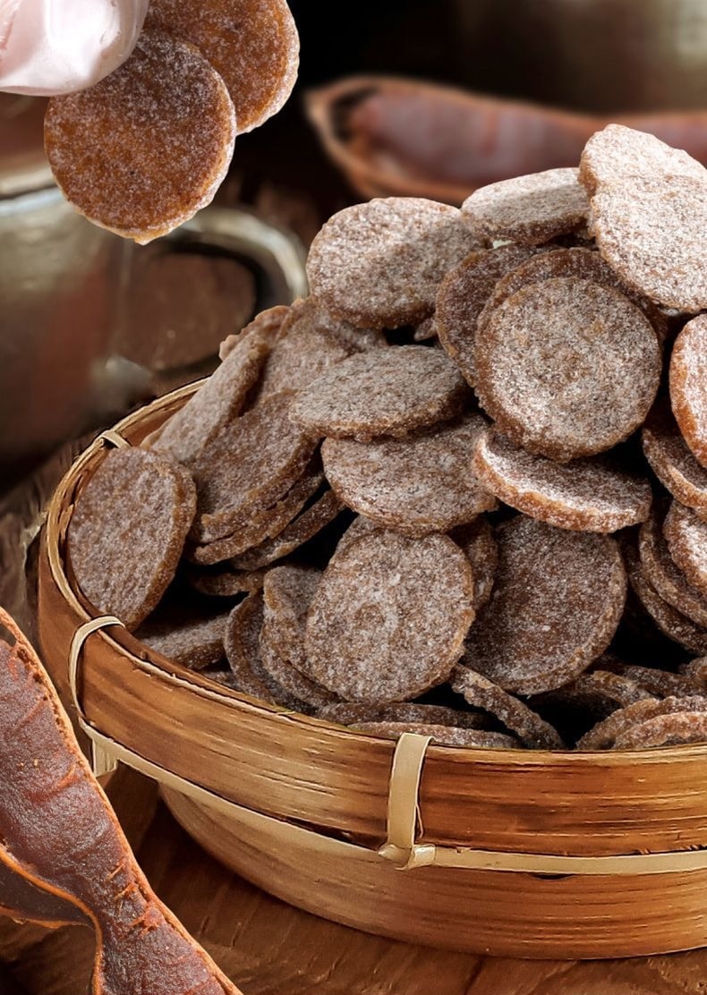 滇二娃 清甜酸角片酸角糕糖果蜜饯130克*1袋