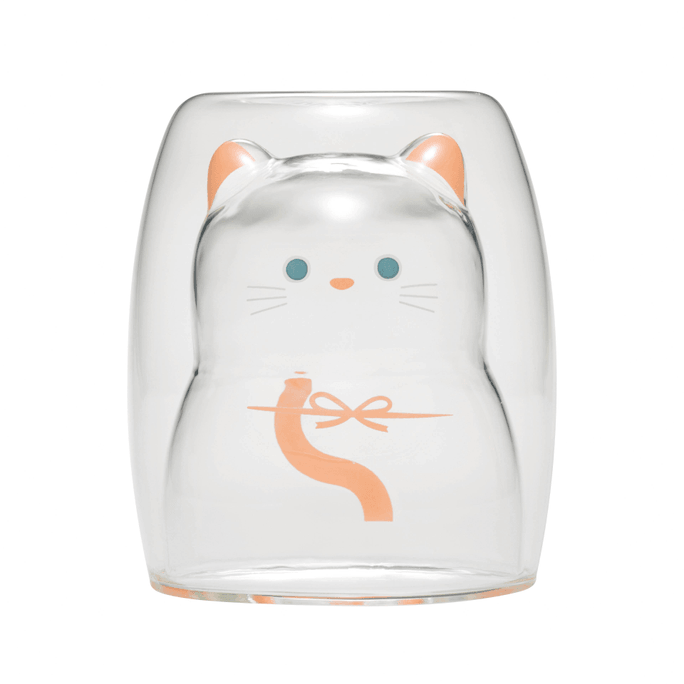 CB JAPAN 내열유리컵 흰고양이 270ml