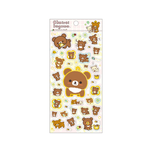 【日本からの直送】サンエックス リラックマ10周年記念ステッカー（1枚）