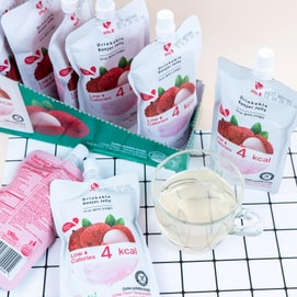 韩国JELLY.B 蒟蒻果冻 吸吸果冻 低卡0脂代糖饱腹感 150ml*10包 #荔枝味 4Kcal