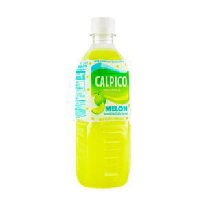 Japanese CALPICO Drink, Melon Flavor, 16.9 fl oz