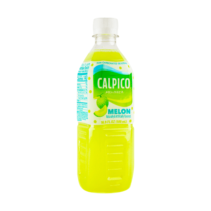 Japanese CALPICO Drink, Melon Flavor, 16.9 fl oz