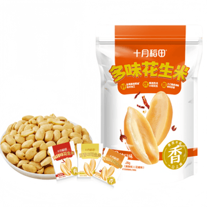 十月稻田 多味花生米【300g*1袋】大包装义县脱油花生米麻辣花椒零食炒货下酒酥脆300g*1袋