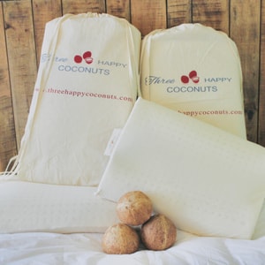 オーガニックラテックス枕 - オーガニックナチュラルフォームコンターコットンベッドカバー