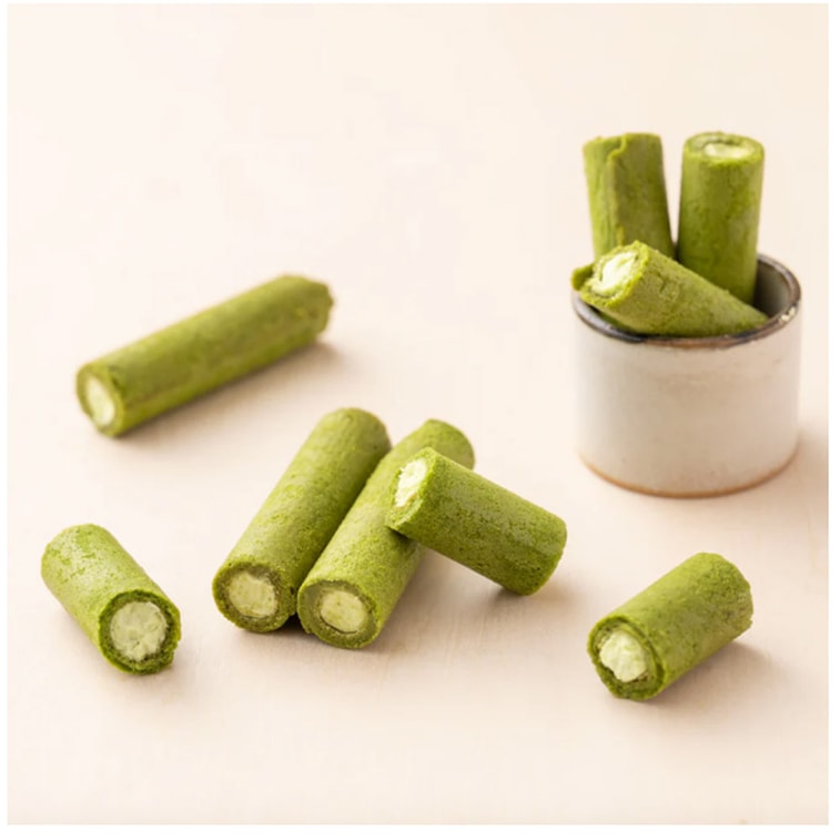 【日本直邮】 日本 祇园辻利 邸园辻利 浓厚抹茶夹心蛋卷 袋装 21枚入 抹茶点心 5