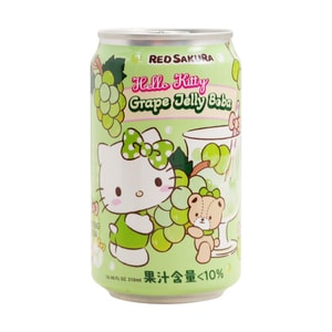 SANRIO HELLO KITTY Grape Aloe Bubble Drink 10.48 fl oz