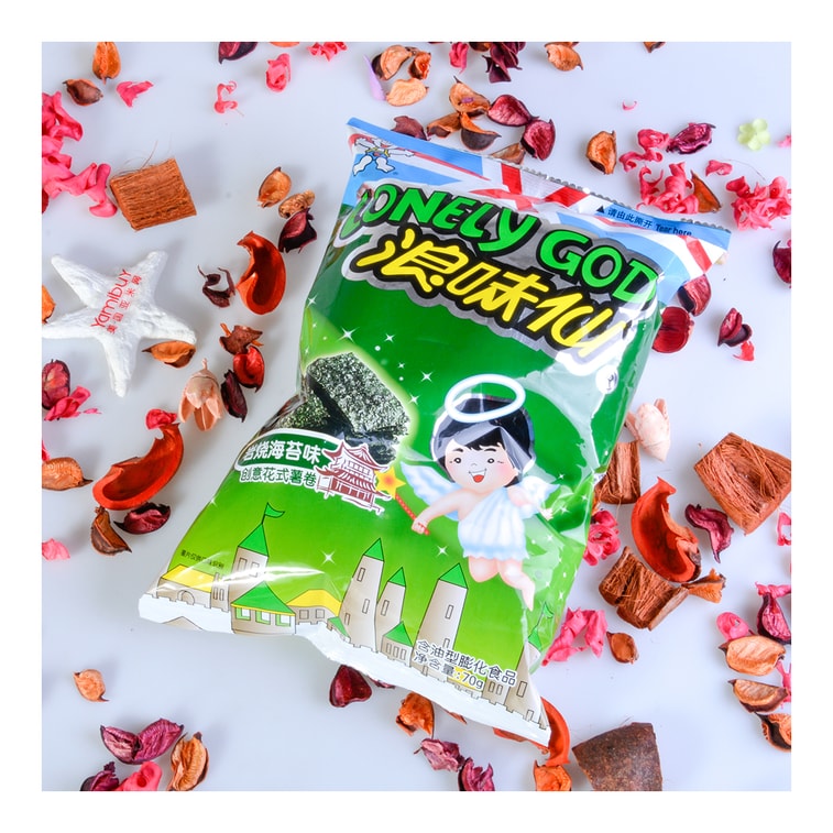 LONELY GOD Japanese Seaweed Flavor Potato Twists 70g 5