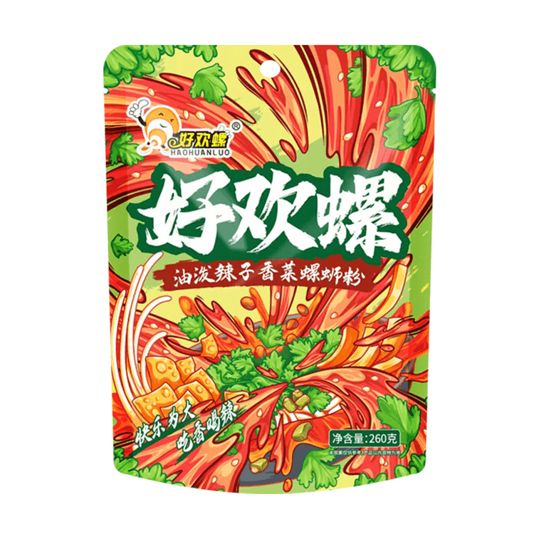 好歡螺 螺螄粉 油潑辣子香菜味 270g【香辣CP,嗦粉停不下來!】 12