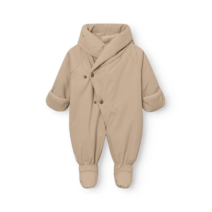  Baby MATFIANNA Winter Pramsuit with Feet - Savannah Tan 1M