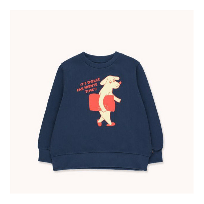 美國 MOM LOVES ME 兒童 衛衣淺海軍藍檸檬黃122碼6歲