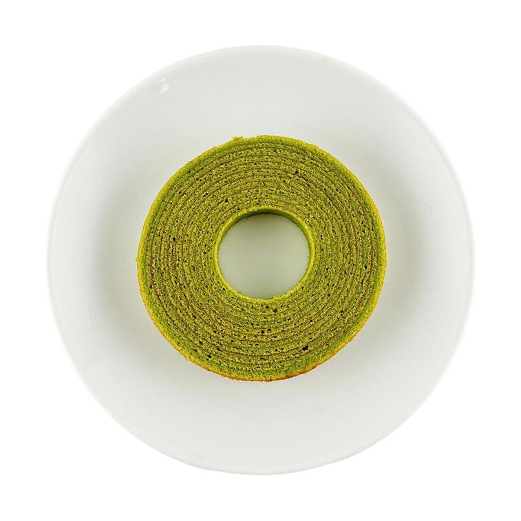 バウムクーヘンケーキギフトボックス、抹茶風味、6個入り 7.4オンス 5