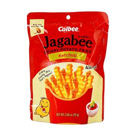Jagabee Potato Sticks,Crispy Potato Fries,Ketchup Flavor ,2.65 oz