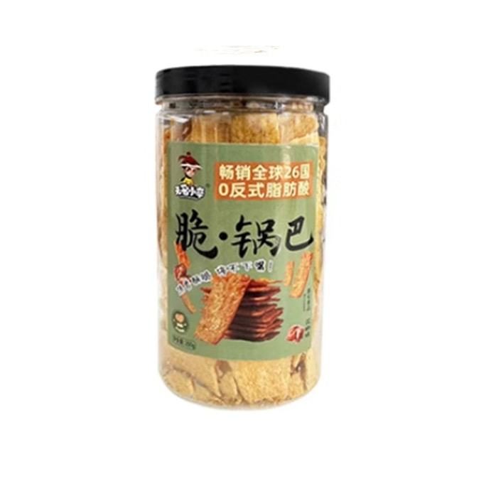 【中國直郵】 無名小卒 麻辣鍋巴 花椒味 膨化零食 200g/罐