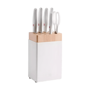 [Yami Exclusive] NOW S 7PCS Knife Block Set, White