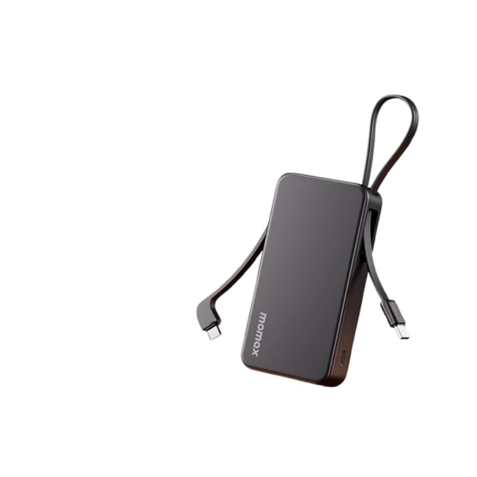  Dual-Port Portable Charger with Fast Charging 10000mAh MFi-Certified High-Capacity 30W Fast Charging Compatible Single Pack Black