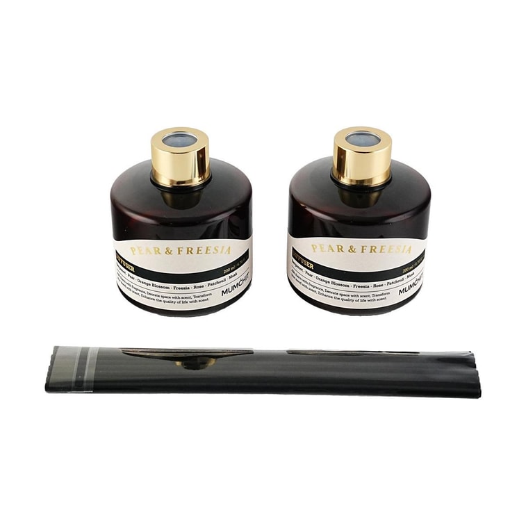 MUMCHIT BIOTOX フレームレス アロマセラピー - エッセンシャルオイルディフューザーボトル、リードディフューザー #イングリッシュペア＆フリージア 3