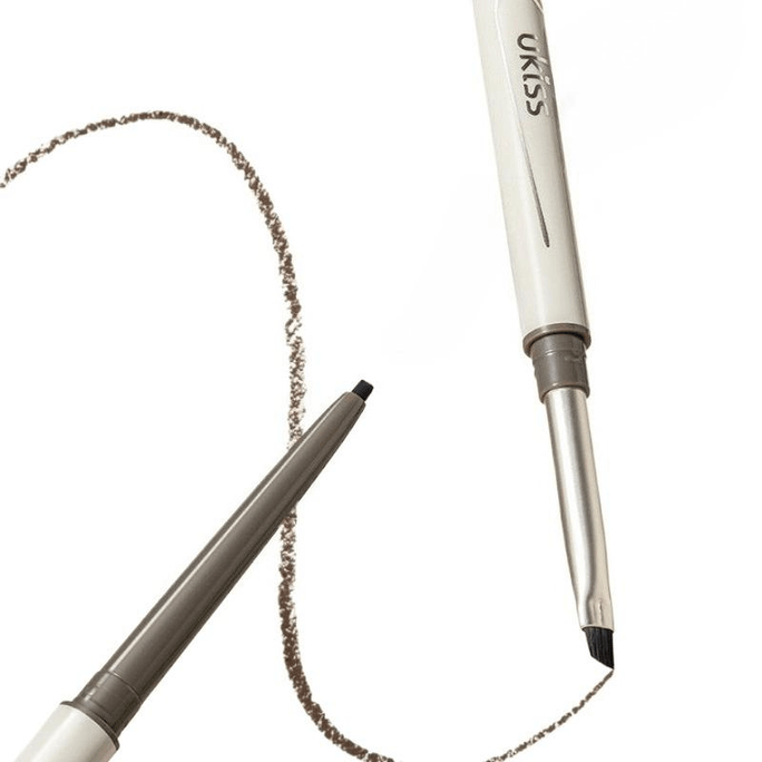 Blade Brush Double-headed Eyeliner Gel Pen Natural Black 1 Tube *1 Box