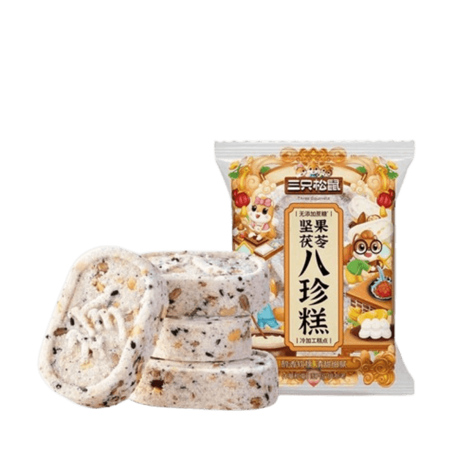 Nuts Poria Eight Treasures Cake 0 Sugar Coix Seed Coix Seed Alkaline food Healthy Breakfast 500g