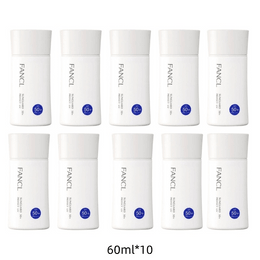 【日本直郵】FANCL芳珂 防紫外線物理防曬新版 60ml*10瓶【超值組合】