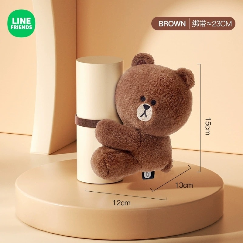 中国からの直送】LINE FRIENDS 車用デコレーション - 茶色のクマの