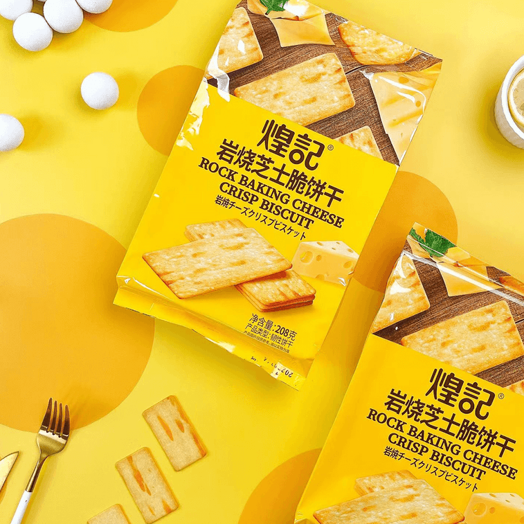 香港煌记 岩烧芝士脆饼干 208g 6