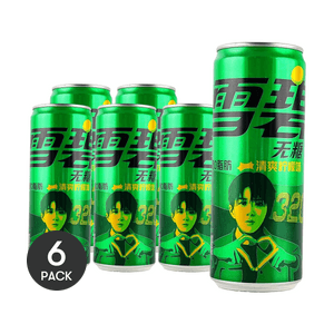 Sprite Sugar Free Soda Lemon Flavor Can,11.15 fl oz *6【6 Packs】