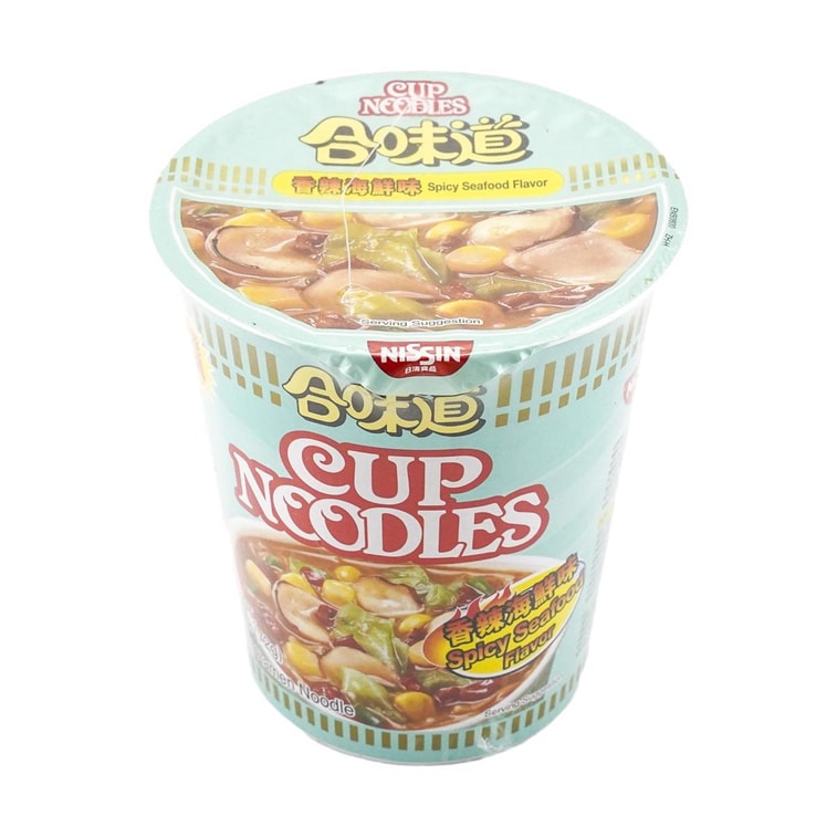 매콤한 해산물 맛 컵라면, 2.54oz 8