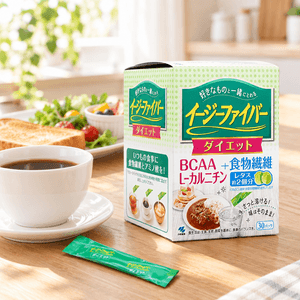 日本 KOBAYASHI小林制药 Easy Fiber 瘦身型膳食补充剂 30包 含支链氨基酸 左旋肉碱和膳食纤维
