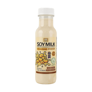 Unsweetened Soy Milk, Sugar Free, Non-GMO, 9.46 fl oz【5g/3.38 fl oz High Protein】